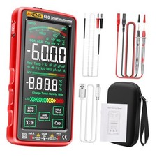 Red Touch Screen Multimeter with Touch Screen 6000 Multimeters picture