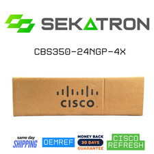 🔀 Cisco Refresh CBS350-24NGP-4X (OEMREF) 24× Gigabit PoE+ • 4× 10GbE SFP+ ⚡ picture