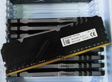 HP Kingston 16GB DDR4 3733 Desktop DIMM RAM 1Rx8 XMP RGB HP37D4U1S8ME-16XR picture