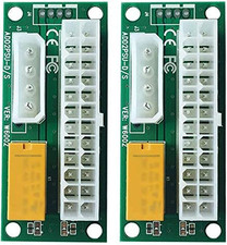 2-Pack Add2Psu Multiple Power Supply Adapter (ATX 24Pin to Molex 4Pin) and Daisy picture