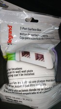 ONE {On-Q by Legrand} 2-Port Surface Box {F9048-WH-V1} picture