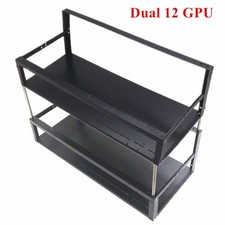 Dual Deck Transfer Mining Rack For 6/8/12 GPU Open-pit Mining Frame Case Bracket picture