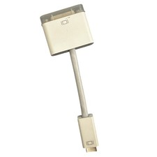Genuine Apple Mini-DVI to DVI Adapter Cable OEM White New Without Box picture