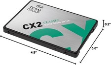 Team Group CX2 SSD 1 TB internal 2.5