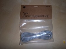 Vintage Apple System  Peripheral 8 Cable New Old Stock Sealed M0197LL/B picture