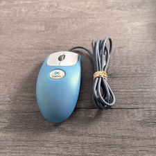 VTG Logitech iFeel Mouse M-UN58a Optical Light Blue Wired USB Transparent Base picture