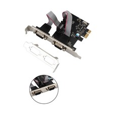 PCIE To RS232 2-Port Serial WCH382 Chip PCI-Express Extender Board Adapter Card picture