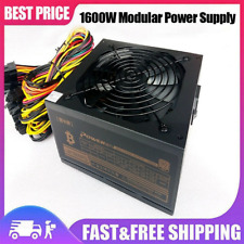 1600W Power Supply For GPU Eth Rig Ethereum Coin Mining Miner 90 Gold picture