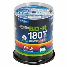 Verbatim Blu-ray Disc BD-R For one-time recording VBR130RP100SV4 25GB 100 sheets picture