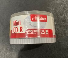 New sealed retail pack.  25 Imation MINI CD-R  picture