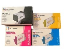 LD 4 Pack Comp Ink Cartridges for HP 902XL Black Cyan Magenta Yellow 2022 picture