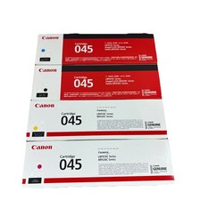 Canon 045 Toner 4 Pack CMYK Genuine OEM Sealed New Fast Ship picture