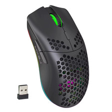 HXSJ T66 RGB 2.4G Wireless Gaming Mouse RGB Lighting Charging Mouse with Adjusta picture