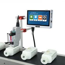 12.7mm Auto Online Inkjet Coder Printer Date Batch No Conveyor for Factory Line picture