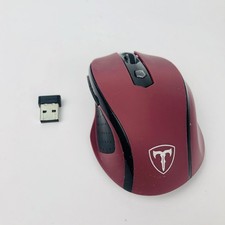 Easterntimes Tech 2.4G Wireless Optical Mouse D-09 1.5V 6.5mA Bluetooth Red picture