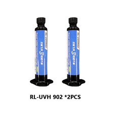 2PCS RELIFE UV Solder Mask Ink 10ML Quick Dry UV Curing Light Phone Repair Tool picture