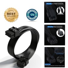 20 AWG Reliable CPU Power Adapter Cable for PC Corsair Components - 25 Inch picture
