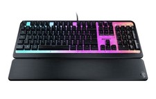 ROCCAT Magma RGB Gaming Keyboard, Silent Membrane, AIMO 5-Zone, Wrist Rest Black picture
