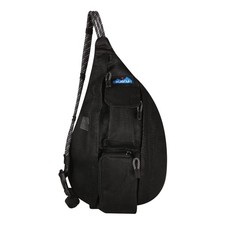KAVU Mini Beach Rope Bag Mesh Crossbody Sling Backpack - Black picture