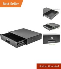 2U Rack Mount Server Cabinet with Lockable Drawer - Durable Alloy Steel Design picture