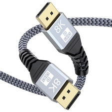 8K Displayport Cable 12FT, Display Port 1.4 Cable 12 Feet DP Cord picture