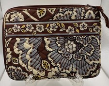 Vera Bradley Slate Blooms 9x7 Tablet/iPad Pouch/Cover, Zipper Close, Great Shape picture