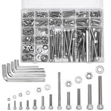 M5 M6 M8 M10 Metric Machine Bolt Assortment 304 Stainless Steel Cylindrical H... picture