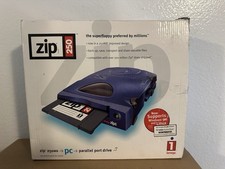 Iomega - Z250MB External Disk Drive with parallel port.  Powers On W/ Two Cd’s picture