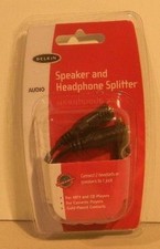 Belkin Speaker and Headphone Splitter Black 6