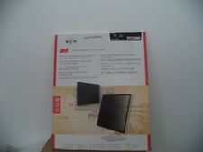Framed Privacy Filter, Black ,3M, PF319W NEW OPEN BOX NEVER REMOVED FROM BOX picture