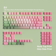 Jaycomia PBT Keycaps 131 Keys Cherry Profile Side-lit Multi-Language Mechanical picture