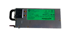 727468-001 I HP 1200W Hot Plug 1U 12V Platinum Plus Power Supply PSU picture