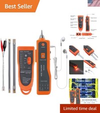 Multifunction Wire Tester RJ45 RJ11 Cable Tracker with Earphones & Flashlight picture
