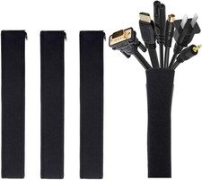 [4 Pack] JOTO Cable Management Sleeve, 19