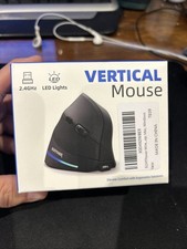 ECHTPower Ergonomic Wireless Mouse, Vertical Mouse with Adjustable DPI 2400/1... picture