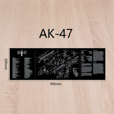 Extended Large For AK-47 Gun Cleaning Gaming Mouse Pad Computer Keyboard Mat XL picture