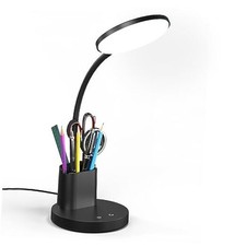 Desk Lamp, LED Desk Lamp for Home Office, Touch Table Lamp with 3 Color Black picture