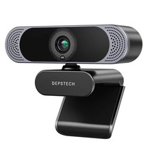 DEPSTECH 4K Webcam Sony Sensor Auto Focus Dual Mic Zoom Teams Skype PC picture