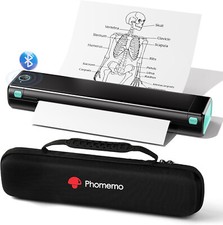 Phomemo M08F Bluetooth Thermal Printers with Carry Case lot Support 8.5
