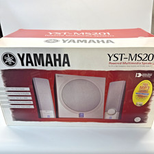 Vintage Yamaha YST-MS201 Powered Computer Multimedia Speakers 2.1 picture