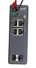 Transition Networks SISTP1040-342-LRT 4-Port PoE+ Ethernet Hardened Switch picture