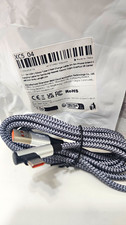 USB Cable USB-A Male to USB-C Braided Gray 6ft picture