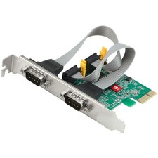 SIIG 2 Port DP Cyber RS-232 2S PCIe Card - 250Kbps picture