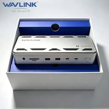 WAVLINK Thunderbolt 5 Dock Intel Certified 140W PD 3xTB5 Downstream USB-C Dockin picture