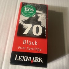 Lexmark 70 Black ink cartridge new in the original packaging.  picture