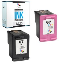 CMYi Compatible HP 67 Black Color Ink Cartridges Lot Combo Pack picture