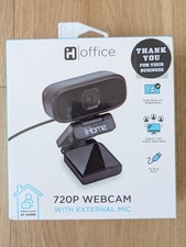NEW iHome Office 720P USB Plug and Play Webcam with External Mic - Black picture