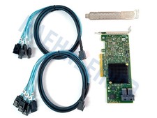 Broadcom 9311-8i SATA SAS HBA Controller P16 IT Mode ZFS 12Gb PCIe x8 + 2 cables picture