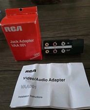 New Old Stock Vintage RCA Video Camera Audio-Video Jack Adapter VAA 001 picture