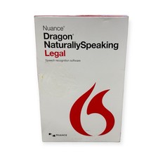 Nuance Dragon NaturallySpeaking Legal 13 DVD w/ Serial & Mic Non-Subscription picture